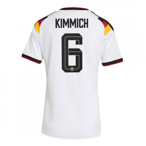 Billige Fotballdrakt Tyskland Joshua Kimmich #6 Replika Hjemmedrakt Dame VM 2026 Kortermet Billige Fotballdrakt Tyskland Joshua Kimmich #6 Replika Hjemmedrakt Dame VM 2026 Kortermet